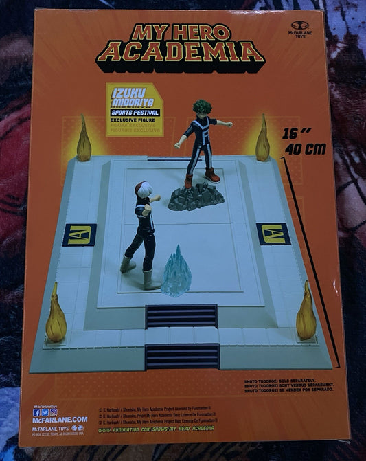 McFarlane My Hero Academia Sports Festival Arena and Izuku Midoriya Playset NIB