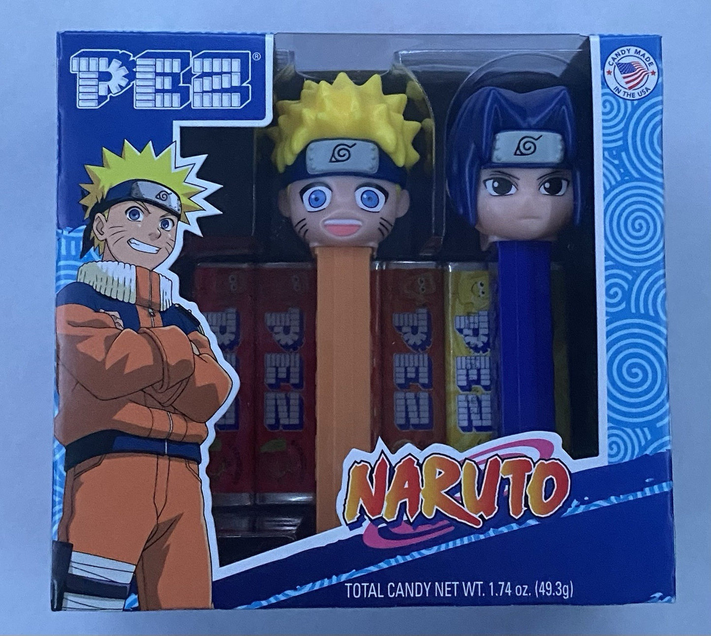 2025 Release Pez ~ Naruto Twin/Gift Box - Naruto And Sasuki