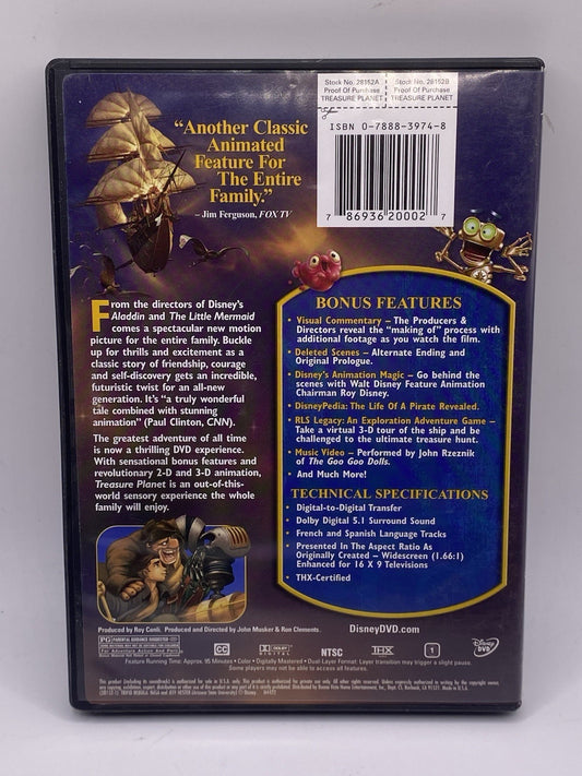 Treasure Planet (DVD, 2002)