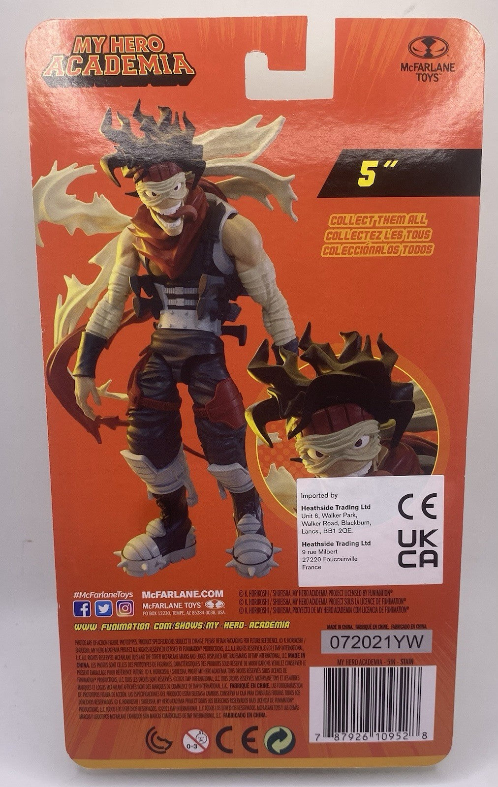 My Hero Academia Stain 5” Action Figure Funimation McFarlane New