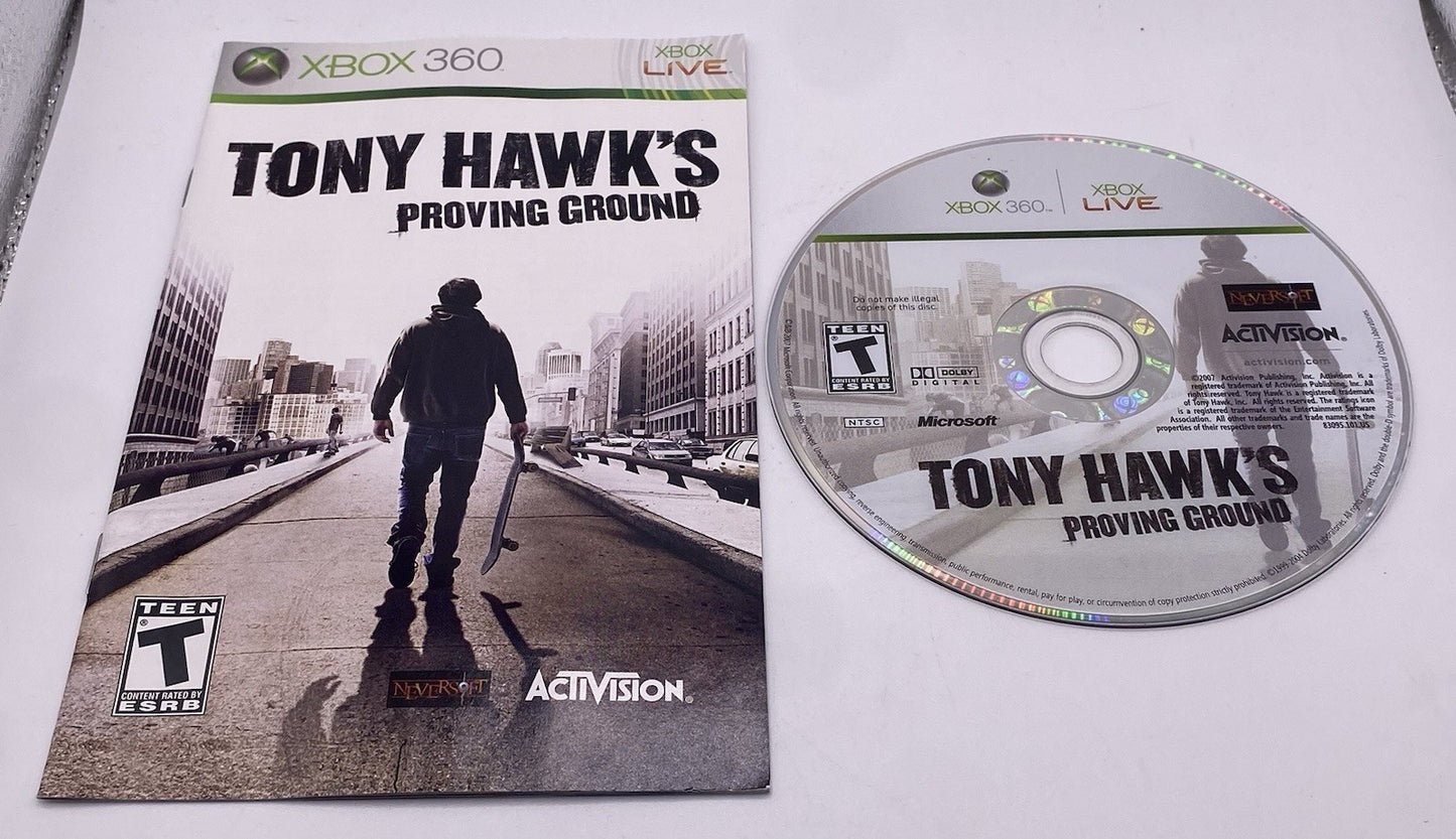 Tony Hawk's Proving Ground (Microsoft Xbox 360, 2007)(tested)
