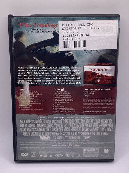 Wesley Snipes Blade 2 DVD