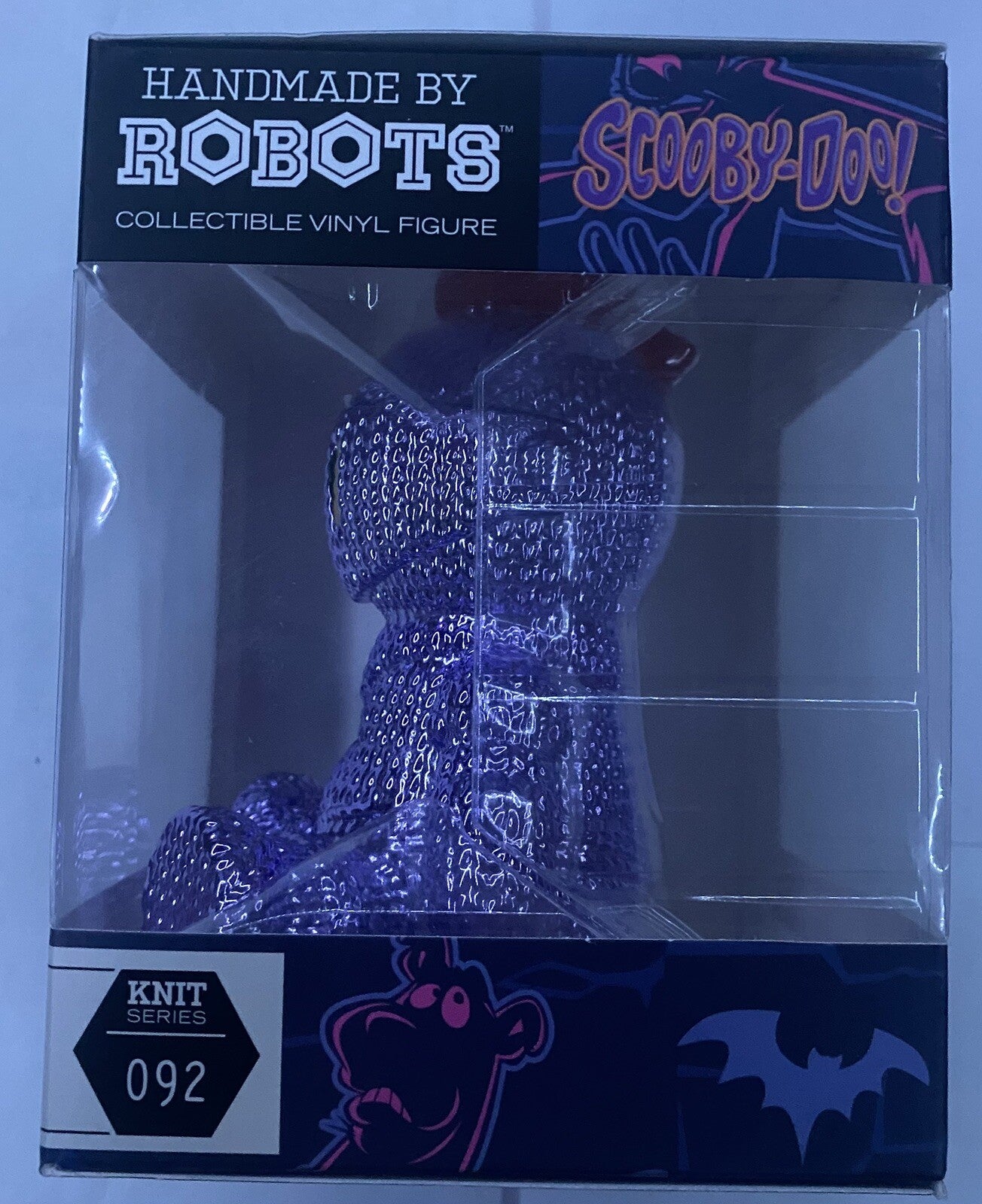 Handmade by Robots scooby-doo Electroplated Black Knight Vinyl Figure #092 MIB