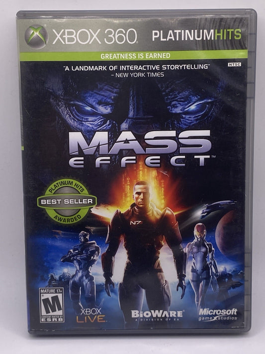BUNDLE PACK OF 2 Xbox 360 MASS EFFECT 1&2 (TESTED!)