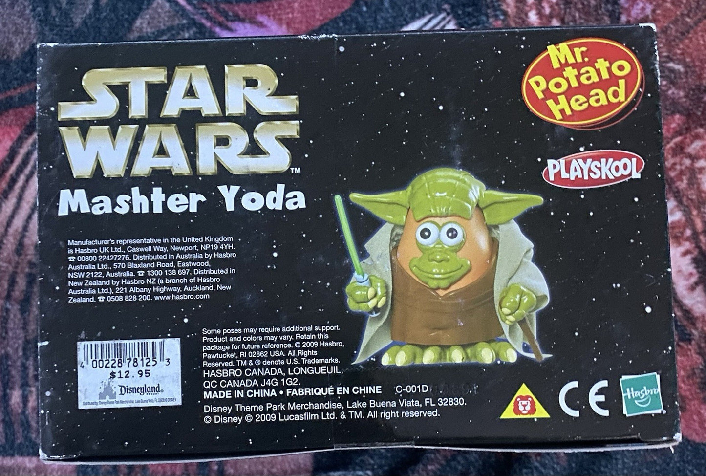 Mr. Potato Head Playskool Master Mashter Yoda Figure Star Wars Tours Hasbro New