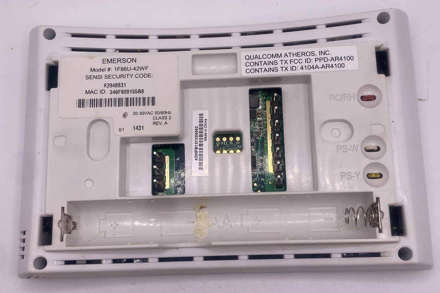 Emerson Thermostat Model#: 1F86U-42WF / Still In Working Condition !