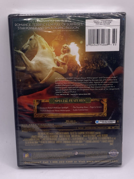 Water for Elephants (DVD, 2011) NEW Sealed !