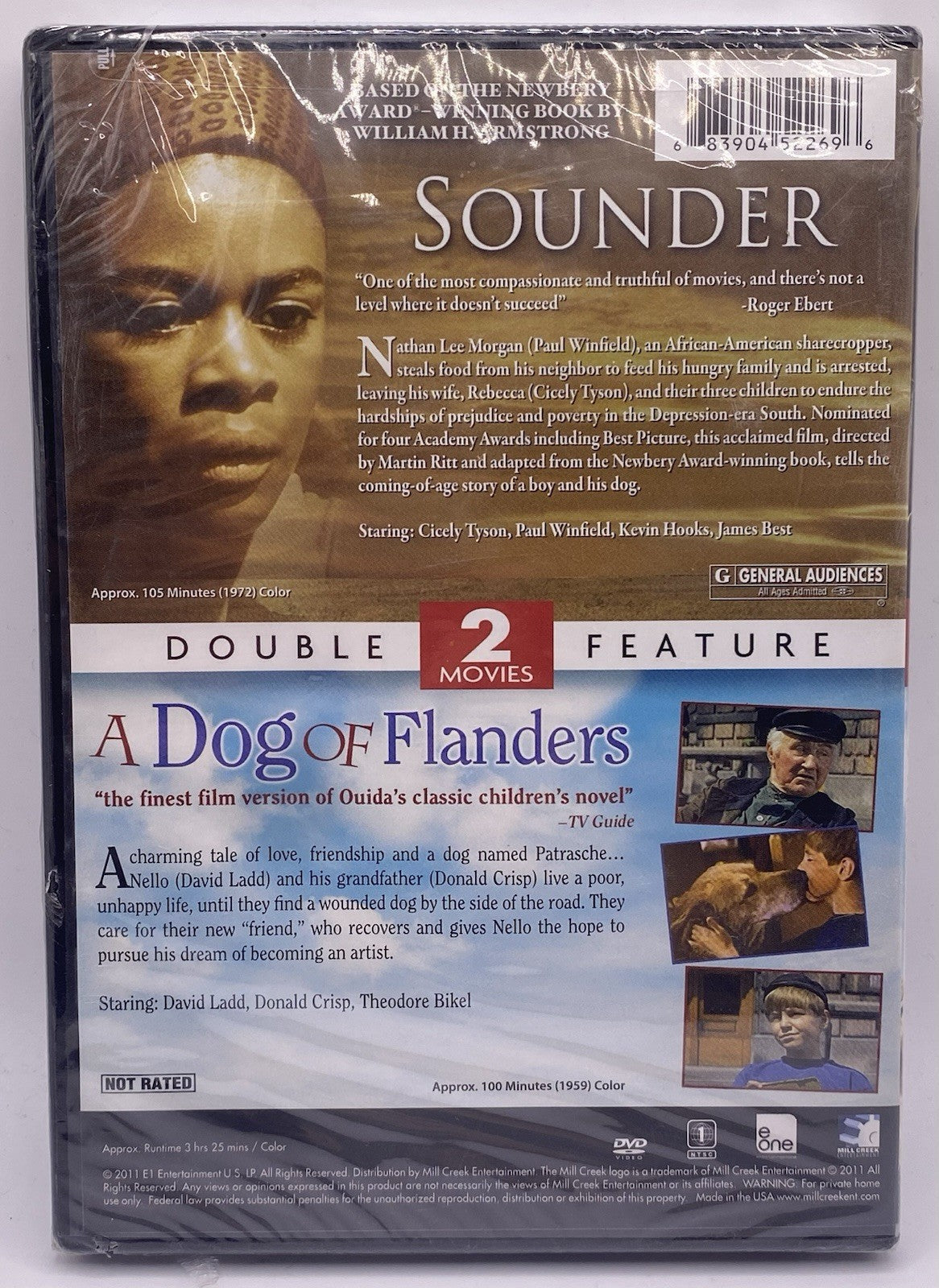 Sounder/A Dog of Flanders (DVD) BRAND NEW SEALED!
