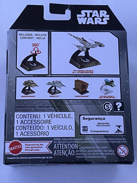 Hot Wheels Star Wars Mandalorian Starfighter Diecast 1:50 Figure - (HMH98)