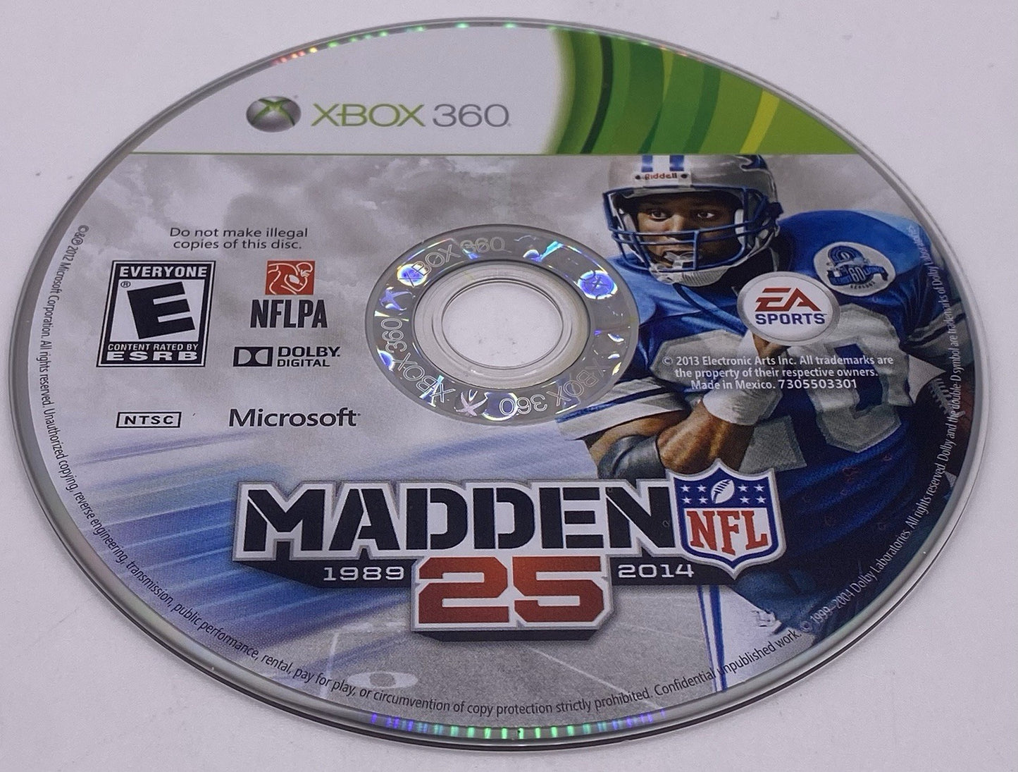 Madden NFL 25 (Microsoft Xbox 360, 2013)(tested)