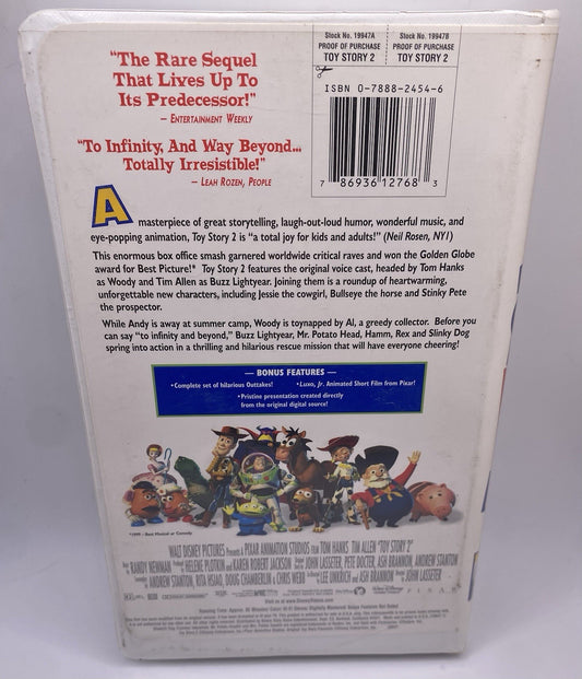 Toy Story 2 (VHS, 1999)