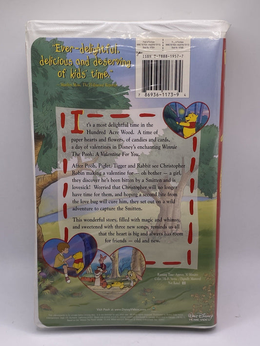 Winnie The Pooh A Valentine For You (VHS, 2000)