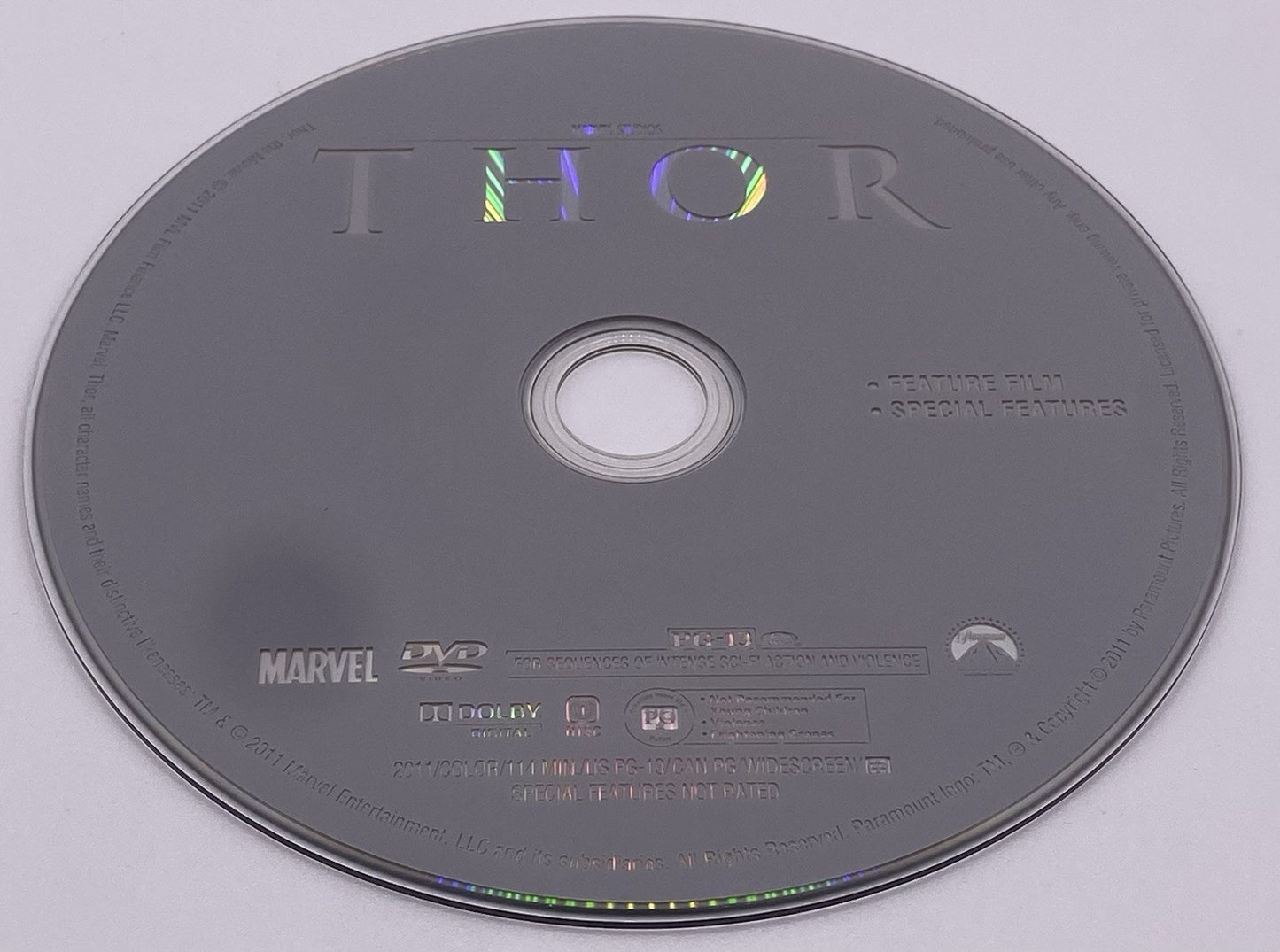 BUNDLE OF PACK 2 MARVEL THOR DVD: (THOR & THOR THE DARK WORLD) !