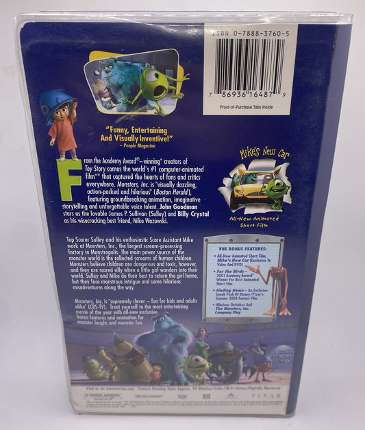 Monsters Inc. (VHS, 2001)