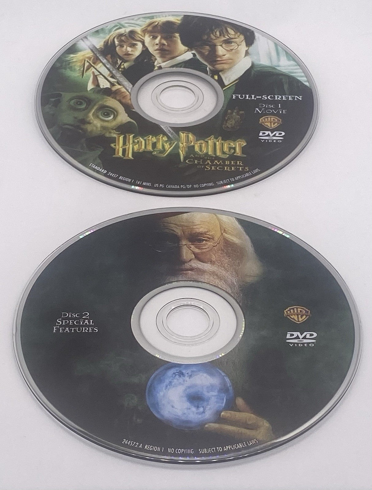 Harry Potter and the Chamber of Secrets (DVD, 2003, 2-Disc Set, Full Frame)