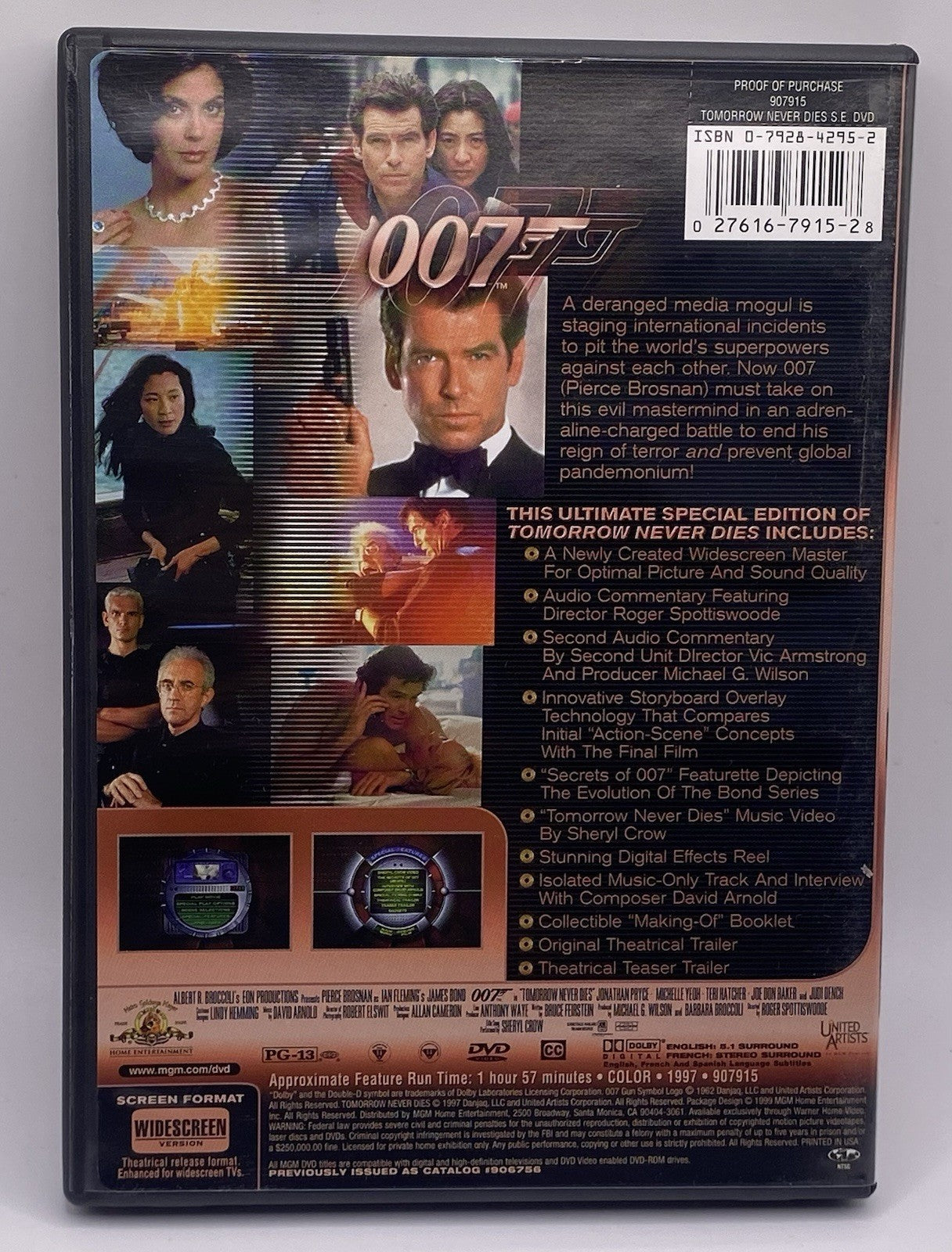 James Bond Collection 007 Gift Set Vol. 1 DVD, 1999, 7-Disc Set, DISCONTINUED