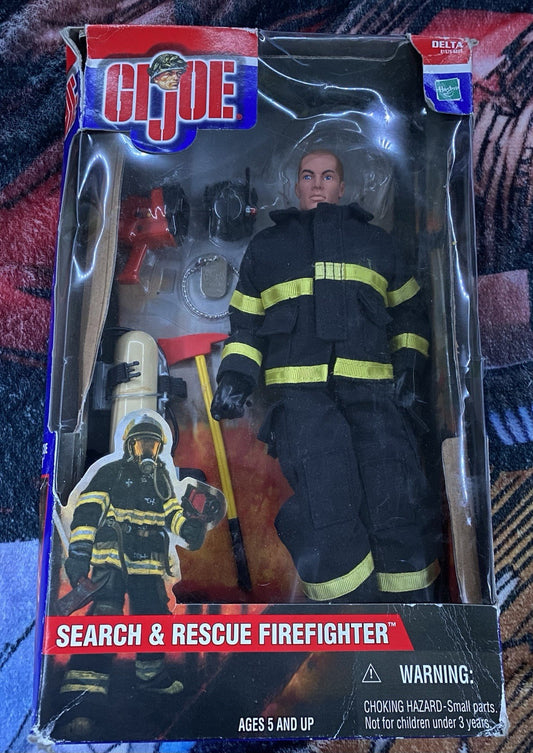 1996 GIJOE CLASSIC COLLECTION U.S. ARMY TANK COMMANDER / 2001 GIJOE FIREFIGHTER
