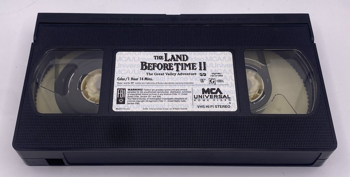 The Land Before Time II: The Great Valley Adventure (VHS, 1994, Clamshell)
