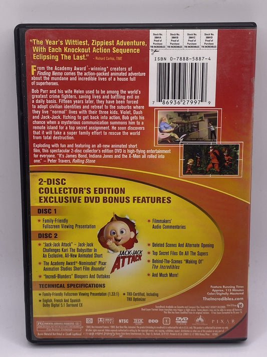 The Incredibles (DVD, 2004)