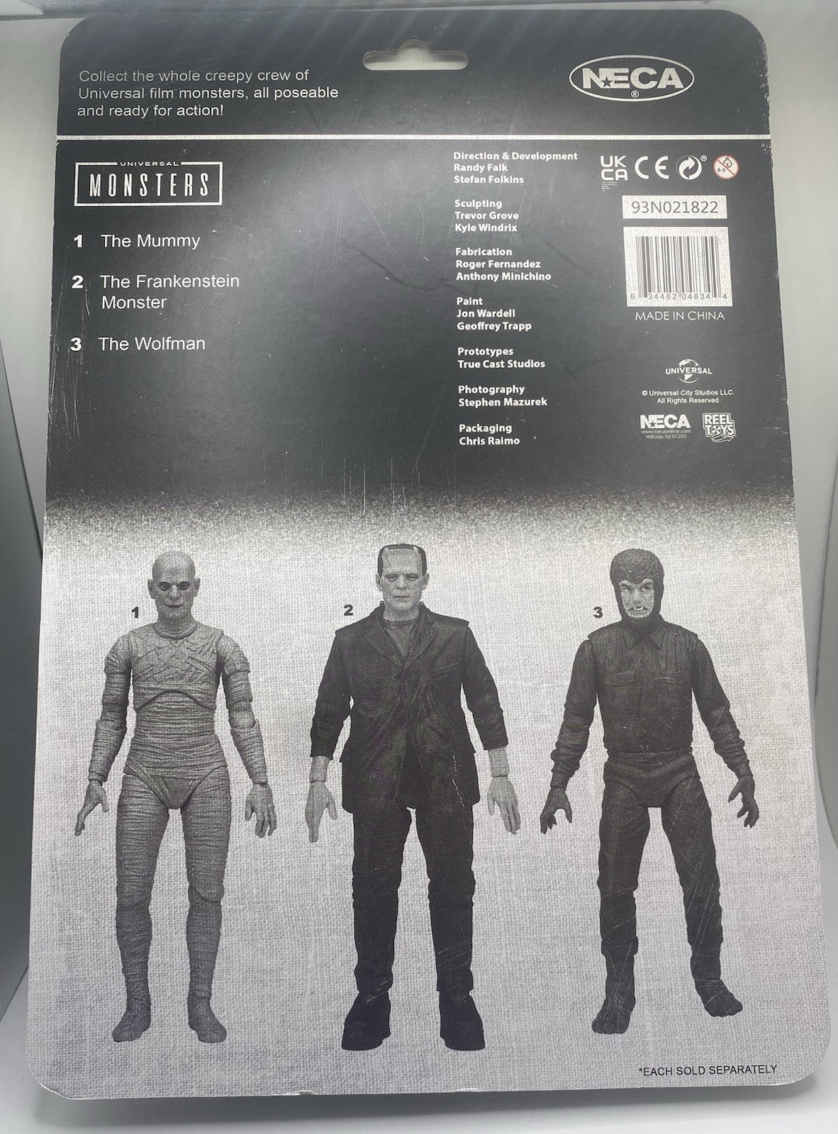 NECA Frankenstein Action Figure 2022 Glow In The Dark Universal Monsters New
