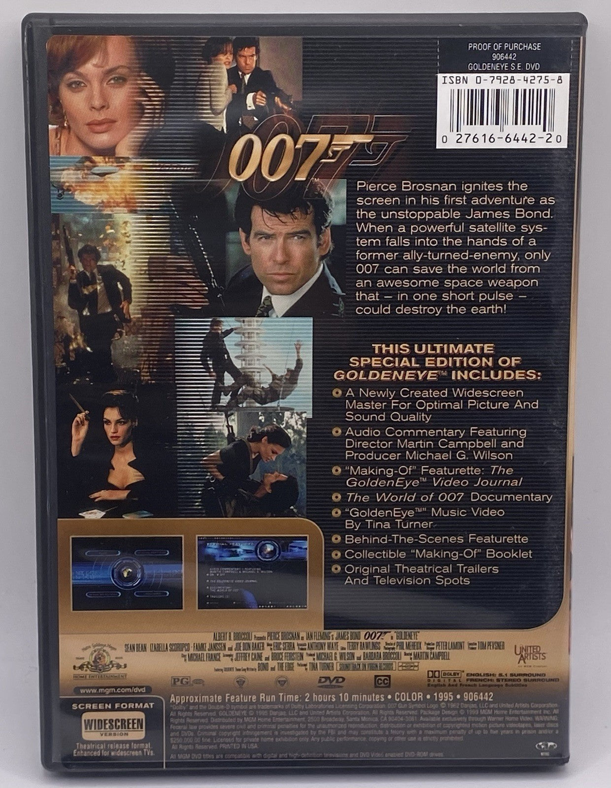 James Bond Collection 007 Gift Set Vol. 1 DVD, 1999, 7-Disc Set, DISCONTINUED