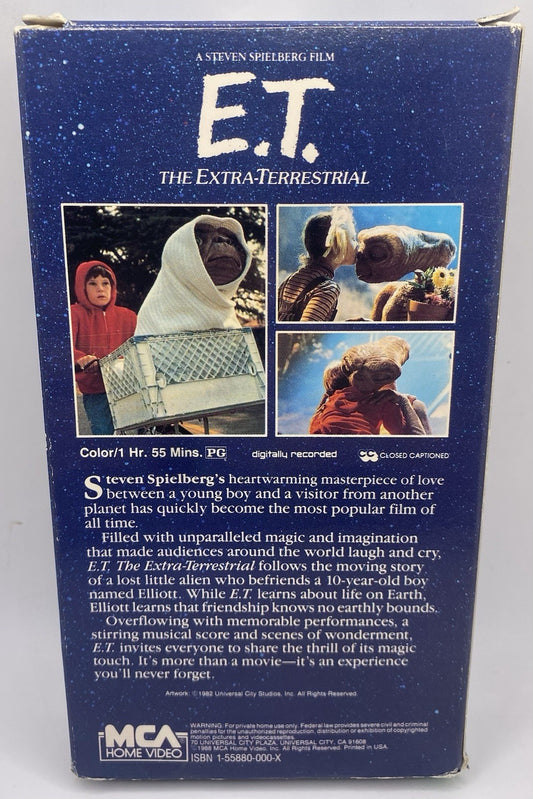 E.T. the Extra-Terrestrial VHS 1988