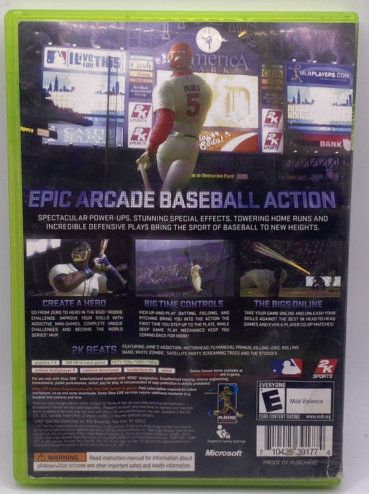 Bigs (Microsoft Xbox 360, 2007)(tested)