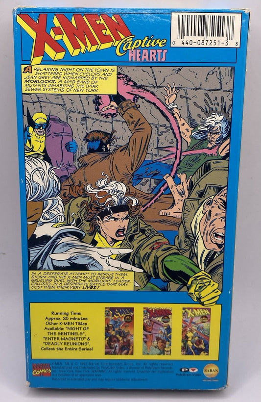 X-Men - Captive Hearts (VHS, 1993) Tested !