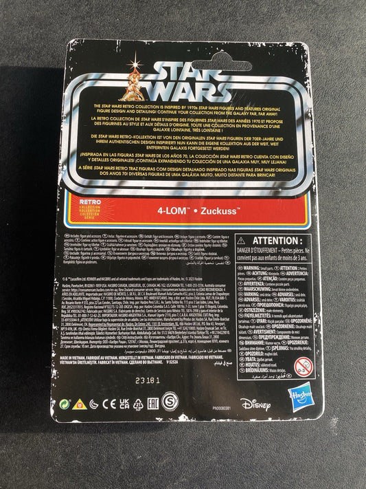 Star Wars Retro Collection Zuckuss From 4-Lom Special 2 Pack Empire Strikes Back