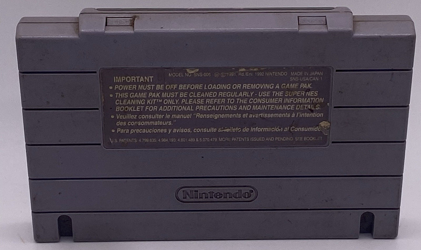 Aero the Acro-Bat SNES/Super Nintendo - AUTHENTIC, TESTED, WORKS !