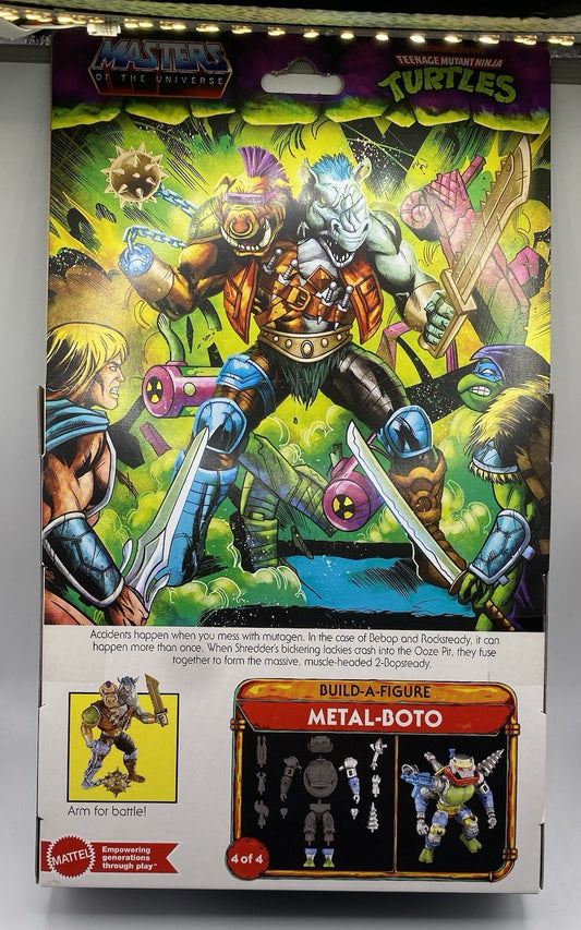 Masters of the Universe x Turtles of Grayskull 2-Bopsteady Action Figure NIB