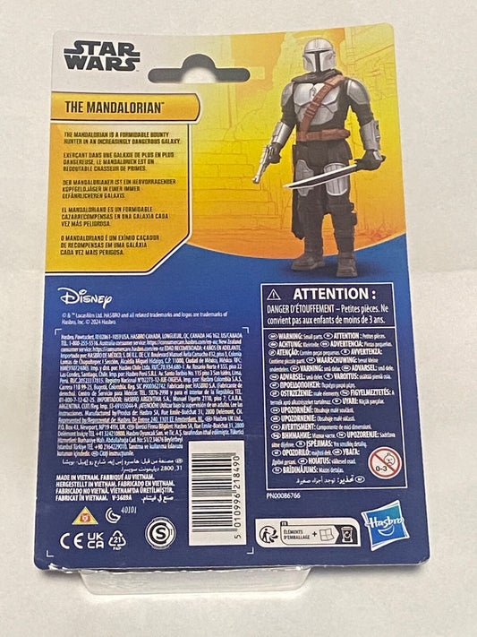 Hasbro Star Wars Epic Hero Series Mandalorian w Black Saber 4" Figure NEW 2024