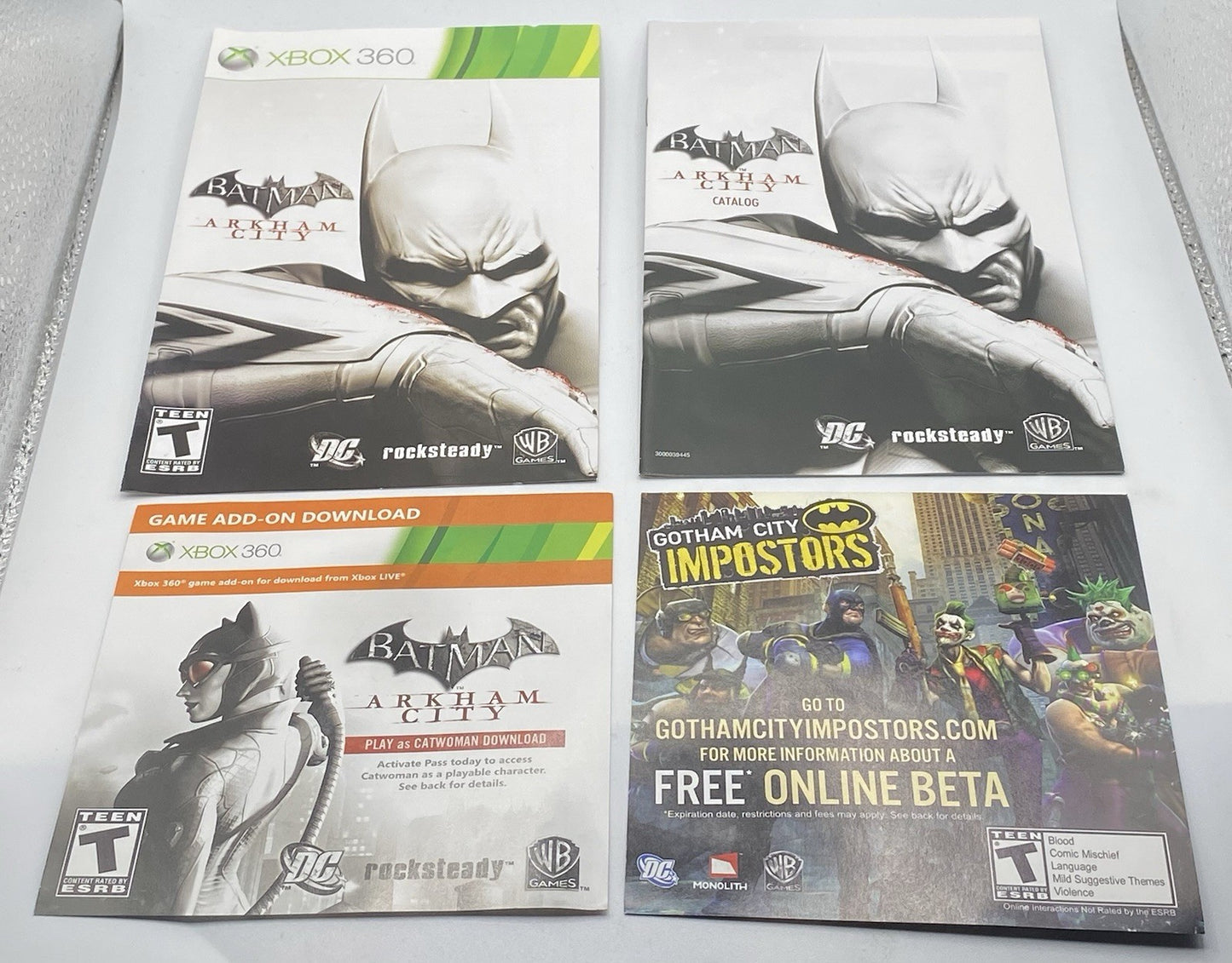 Batman Arkham City Microsoft Xbox 360 CIB (Tested It Works!)