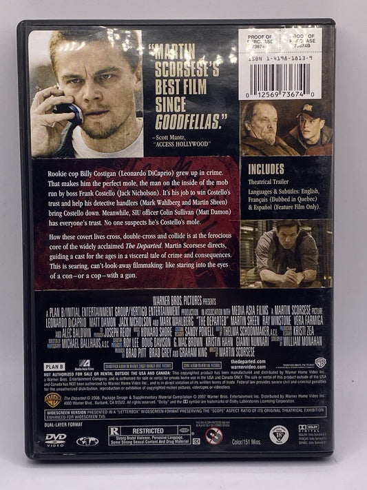 The Departed DVD 2006 (tested It’s still Plays)