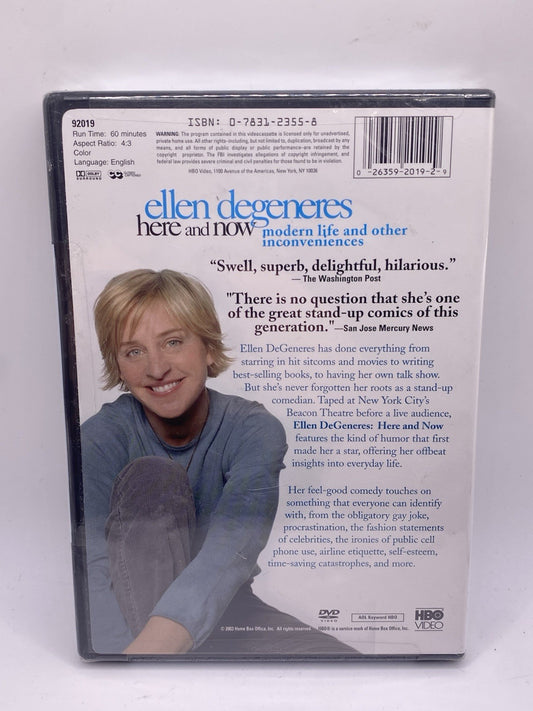 Ellen Degeneres: Here and Now (DVD, 2003)