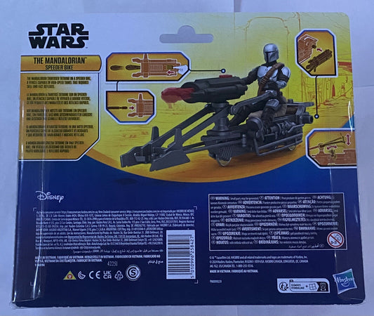 Star Wars G0372 Epic World of Action The Mandalorian Action Figure & Speeder