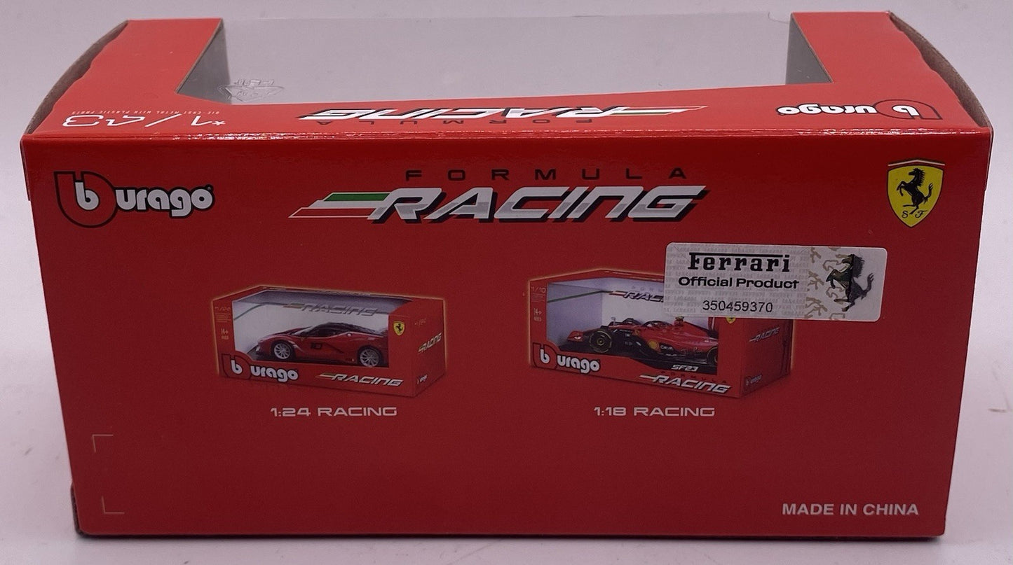 Bburago 2023 F1 Racing SF-23 Team Ferrari Charles LeClerc #16 & Sainz 1:43
