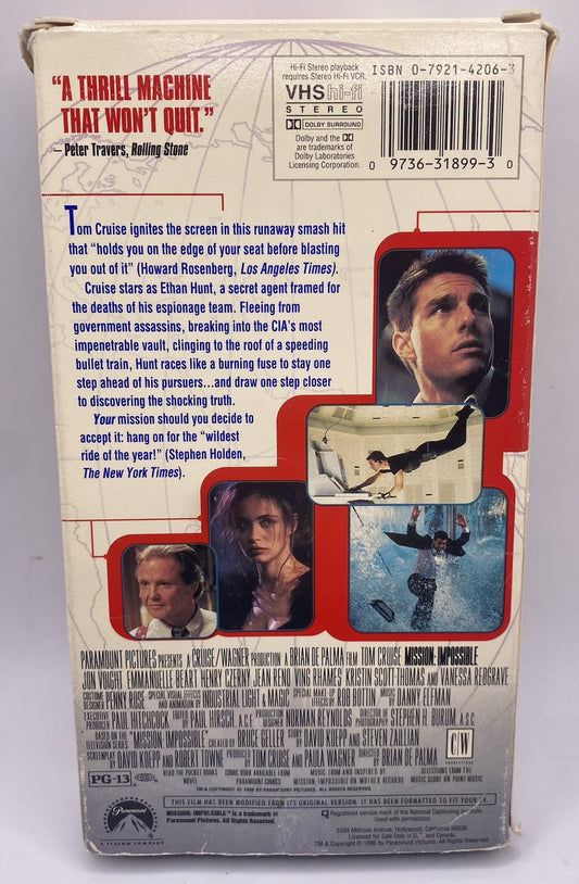 Mission Impossible (VHS, 1996)