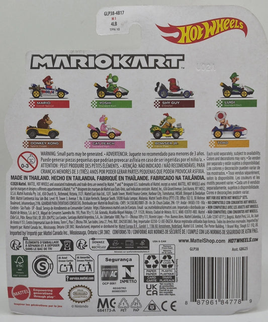 Hot Wheels 1:64 Mario Kart Green Yoshi