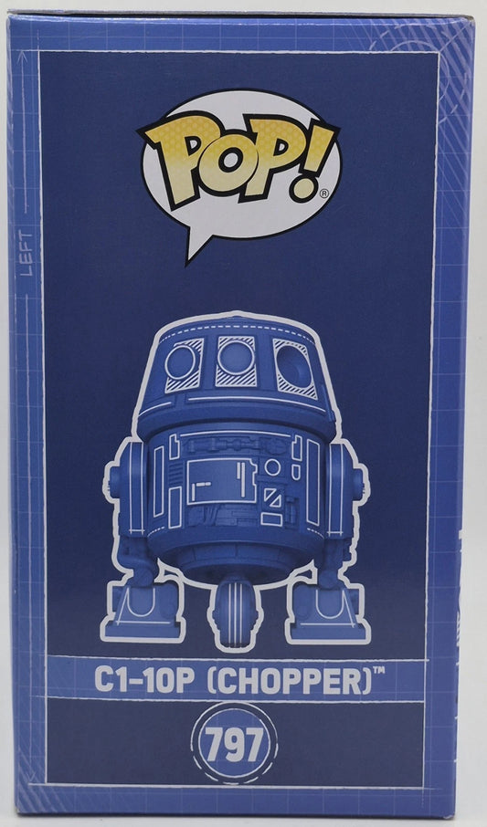 Funko Pop! Vinyl: Star Wars - C1-10P (Chopper) (Blueprint Deco) - Entertainment