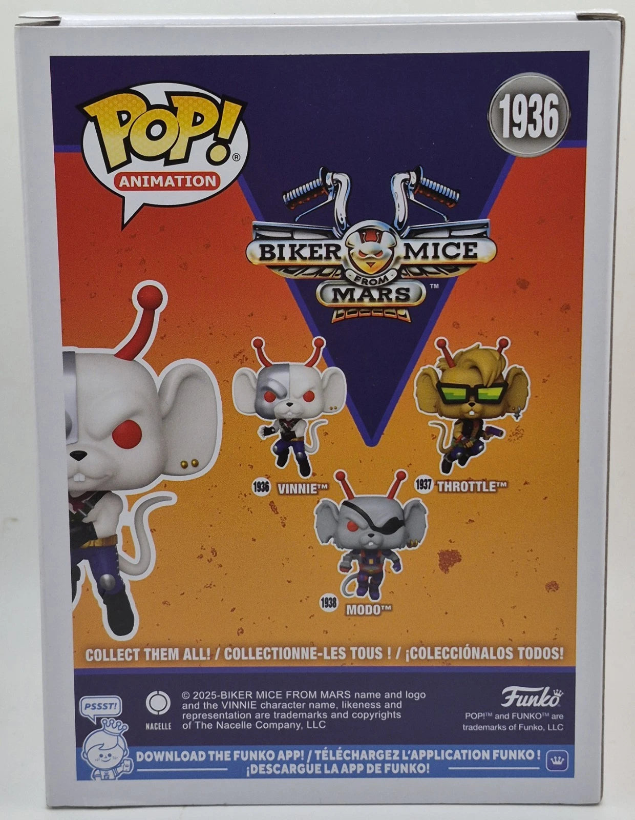 Funko Pop! Vinyl: Biker Mice from Mars - Vinnie #1936