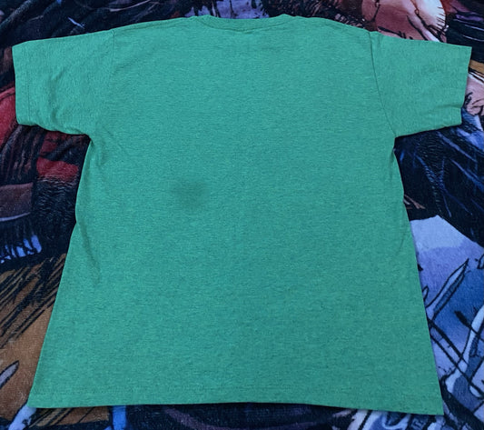 Disney Mickey Mouse Men's Green Graphic T-Shirt Size Medium