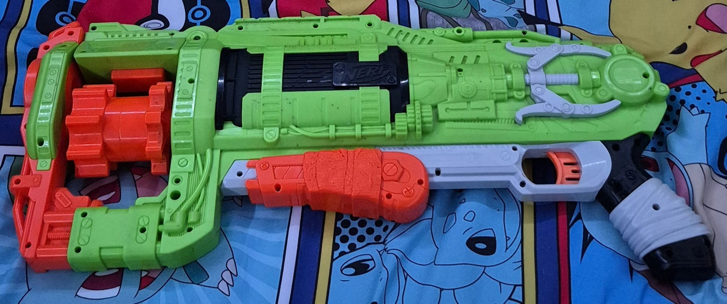 Nerf Zombie Strike Ripchain Dart Gun Tested Just Missing Dart Chain & Darts!