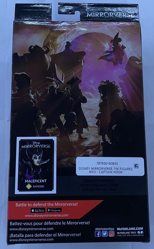 McFarlane Disney Mirrorverse Peter Pan Captain Hook Melee 7” Action Figure New