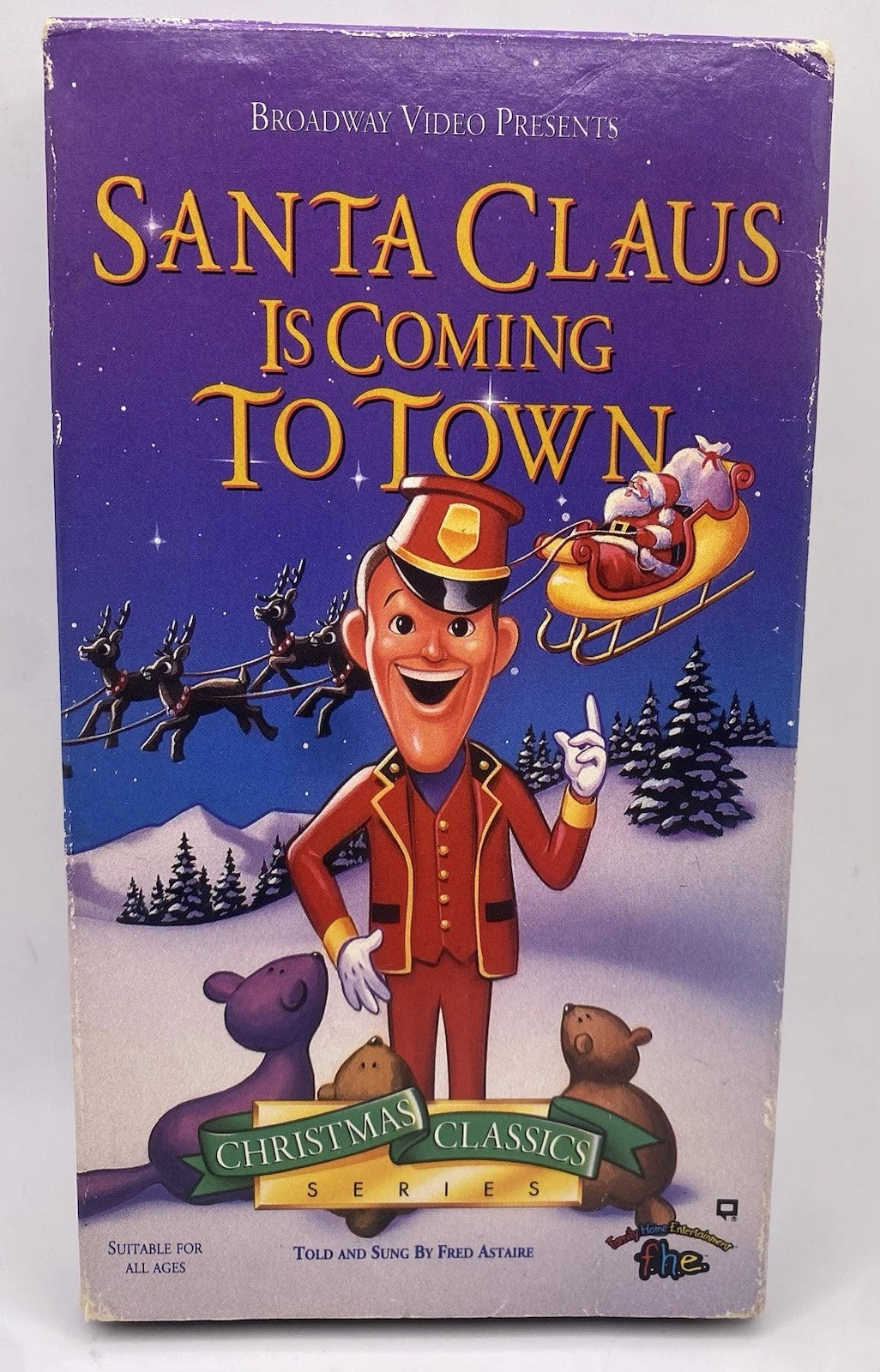 Santa Claus is Coming to Town Original TV Holiday Classic VHS (tested)