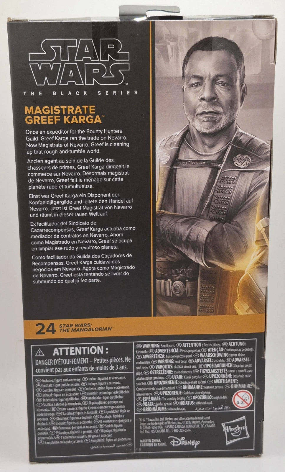 Star wars black series magistrate greef karga Star Wars:The Mandalorian Series