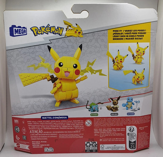 Mega Pokemon Pikachu Build And Show Building Block Set - New / Sealed
