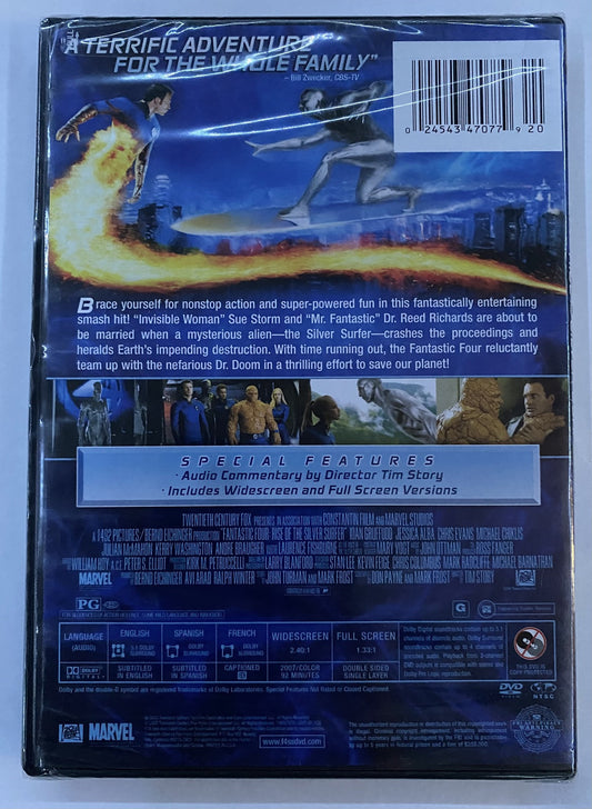 Fantastic Four: Rise of the Silver Surfer (DVD, 2007)