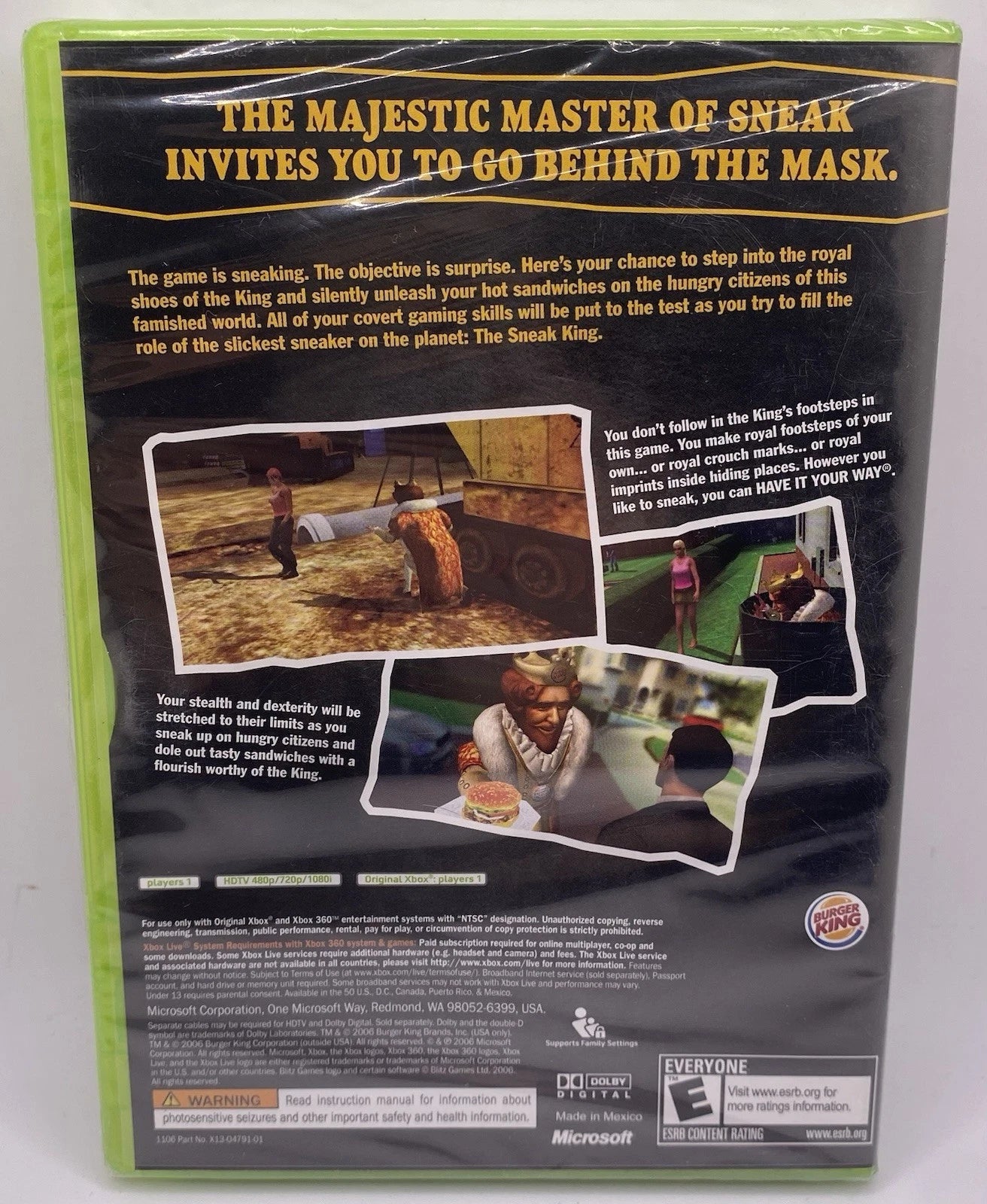 Sneak King (Microsoft Xbox 360, 2006)