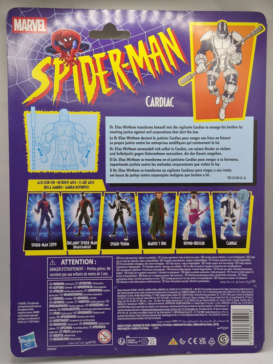 Hasbro Marvel Legends Cardiac (Spider-Man Retro) 6-Inch Action Figure - New